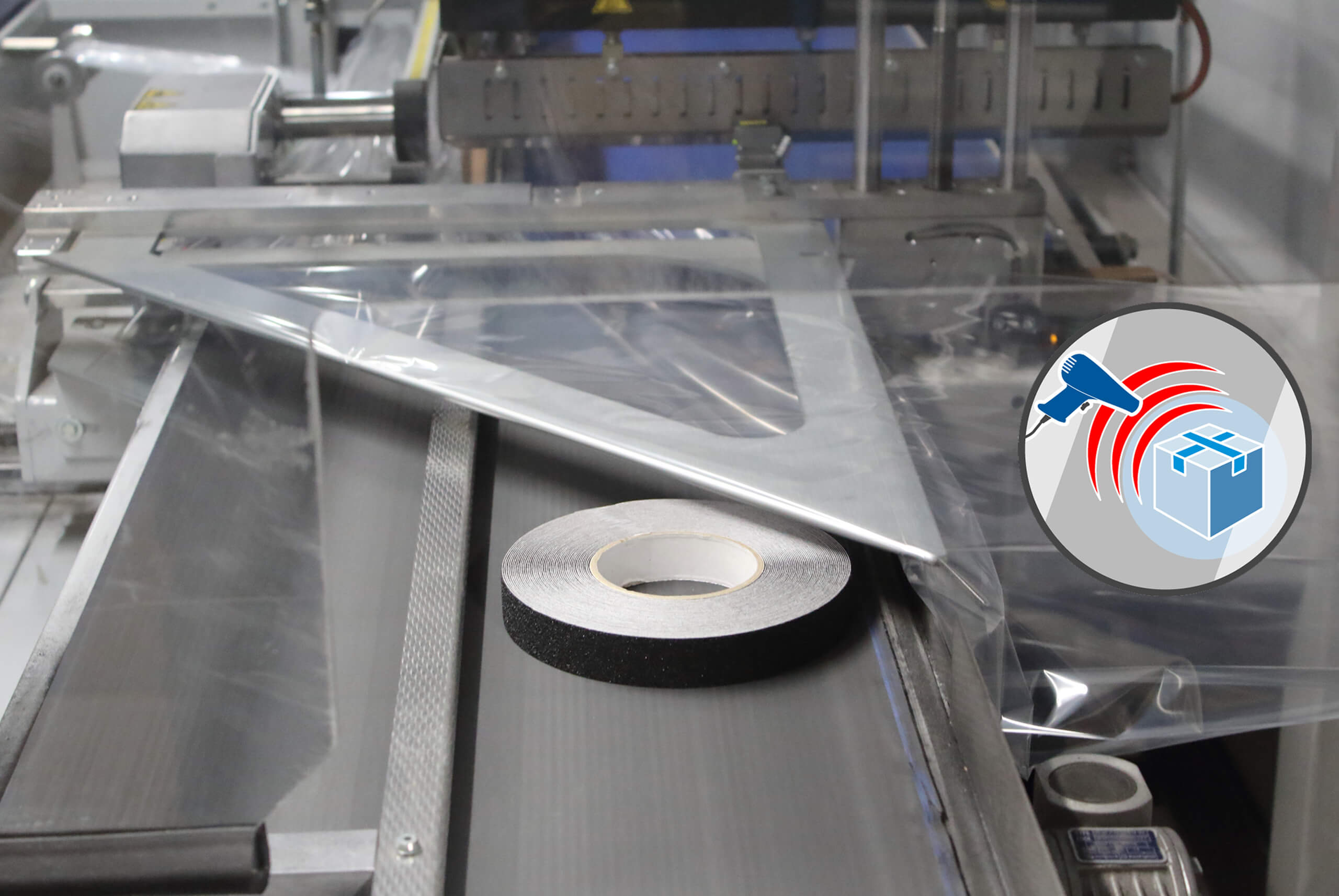 Shrink wrapping image for services page