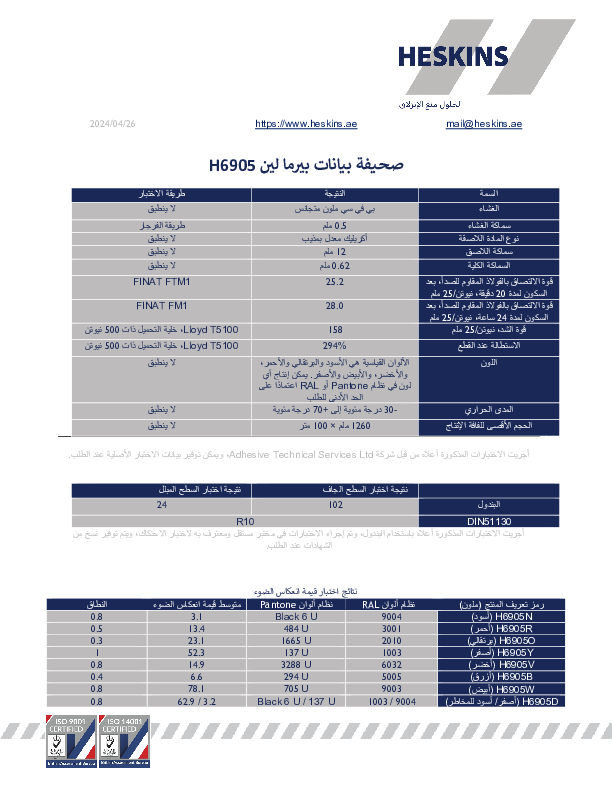 صحيفة بيانات بيرما لين H6905.pdf